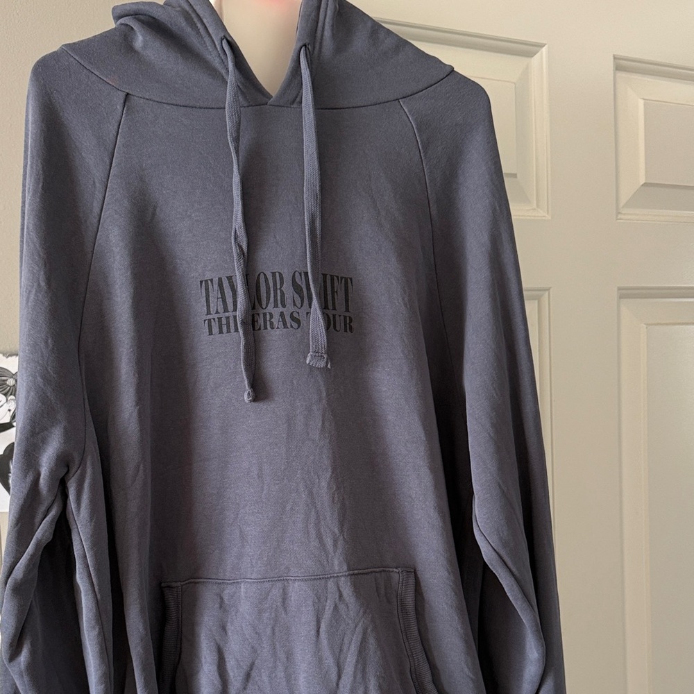 Taylor Swift Eras Tour Hoodie in Slate Blue-Gray